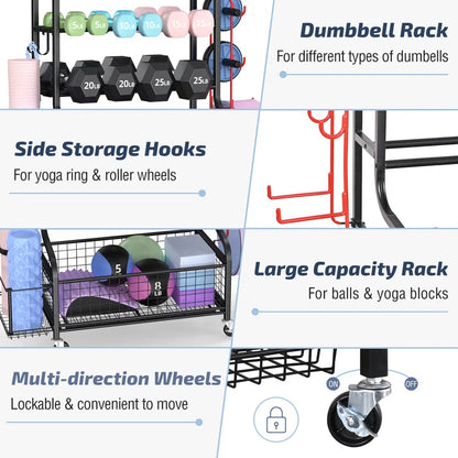 Robbinston Freestanding Dumbbell Storage Rack