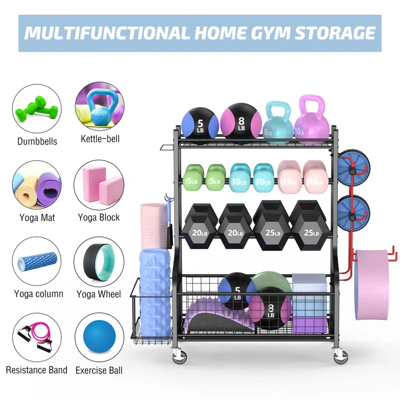 Robbinston Freestanding Dumbbell Storage Rack